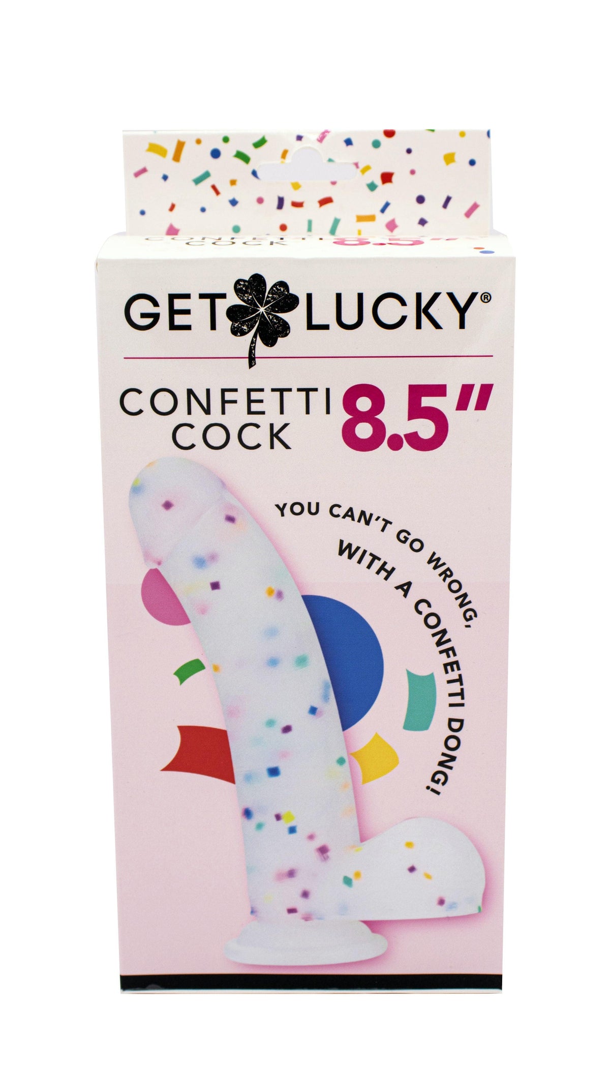 Get Lucky Confetti Cock - 8.5 Inch - Love It Wet