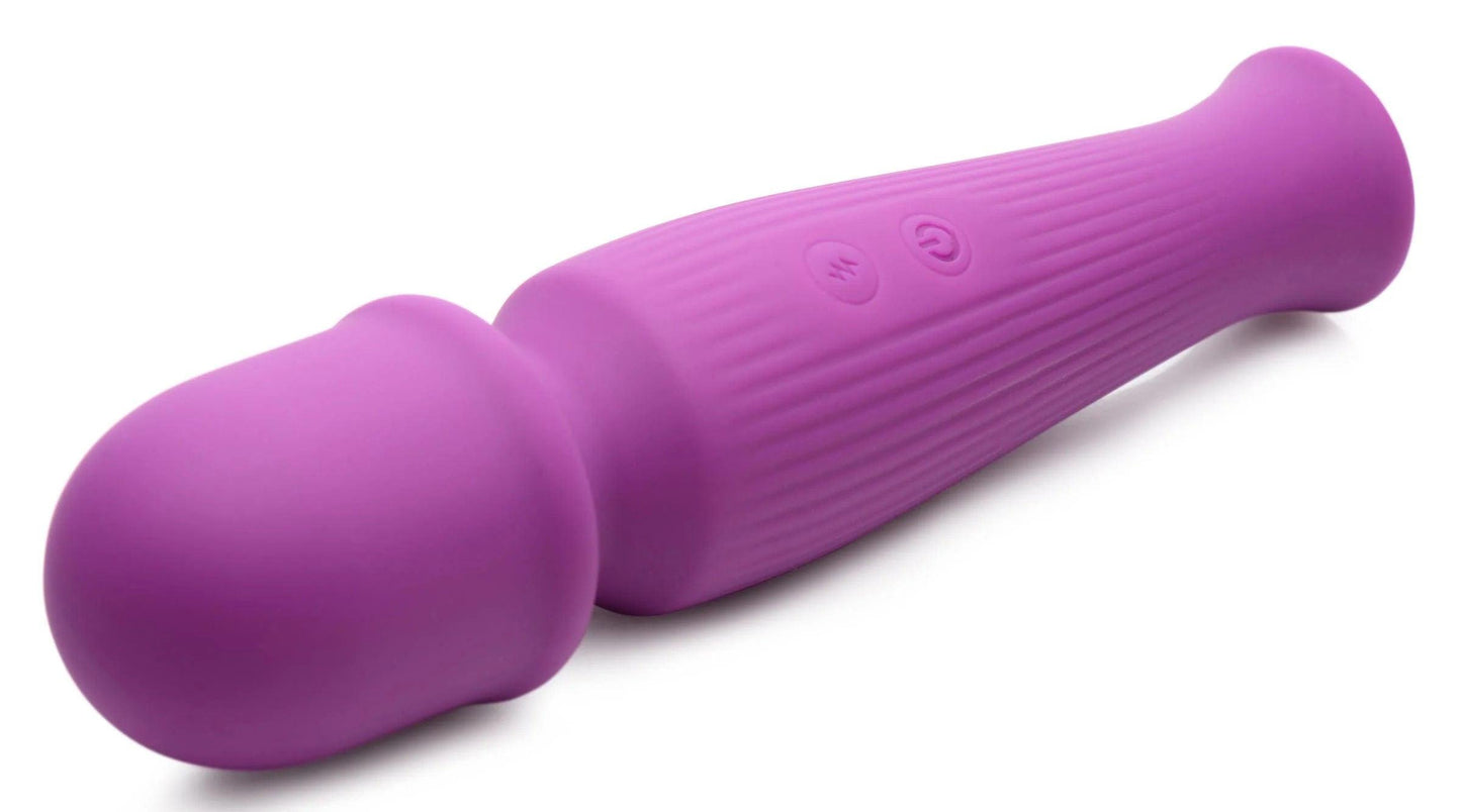 Silicone Wand Massager - Violet - Love It Wet