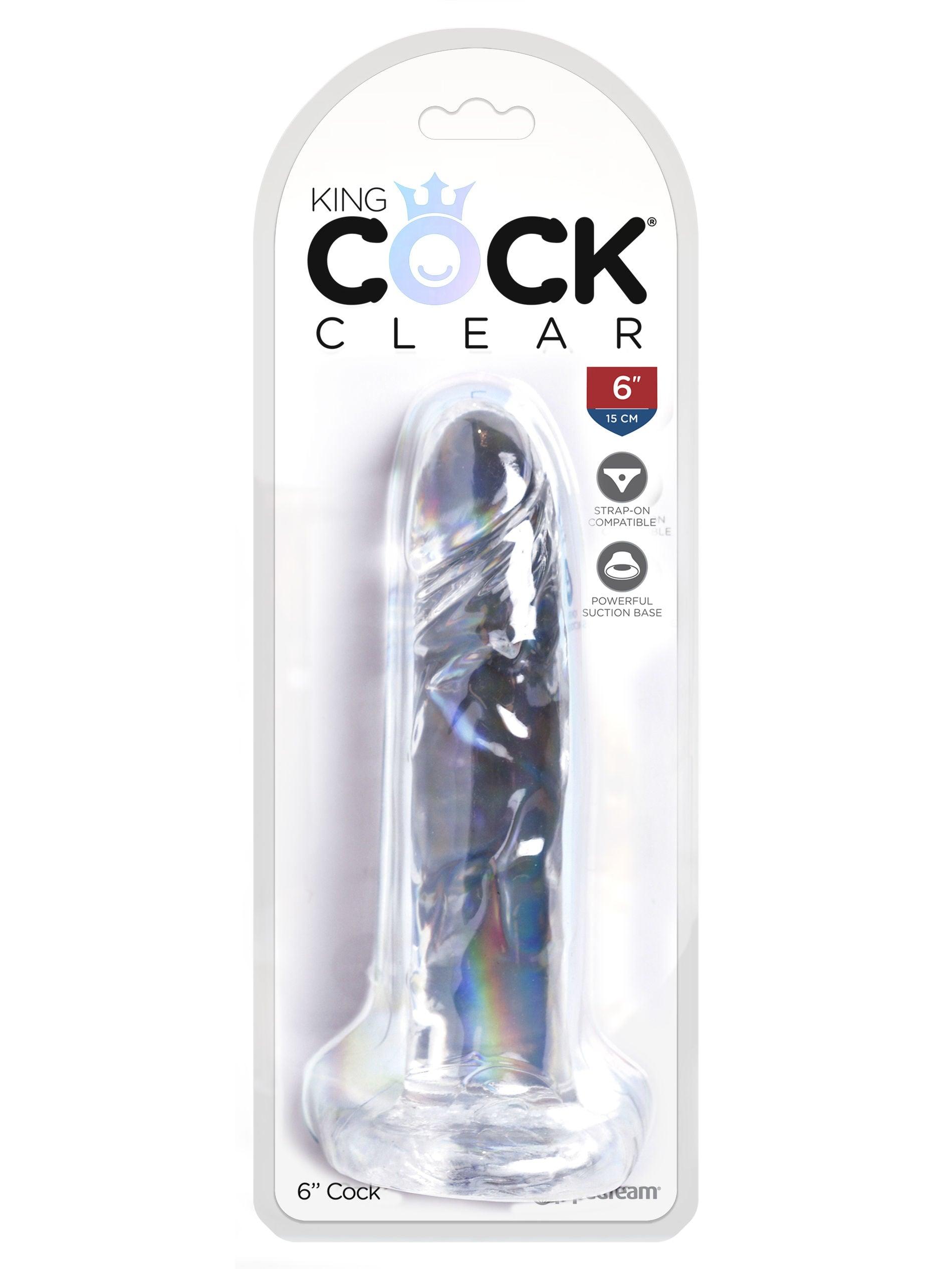 King Cock Clear 6 Inch Cock - Love It Wet