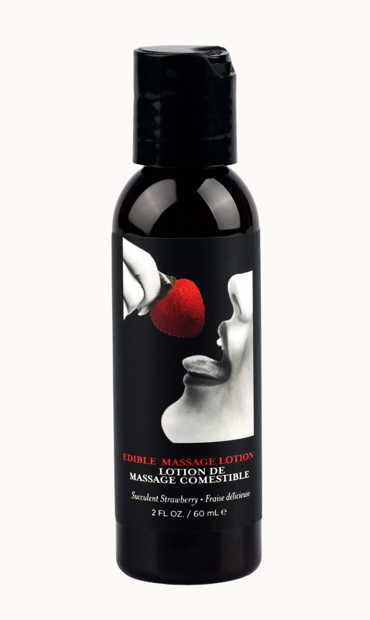 Edible Massage Lotion - Strawberry - 2 Fl. Oz. - Love It Wet