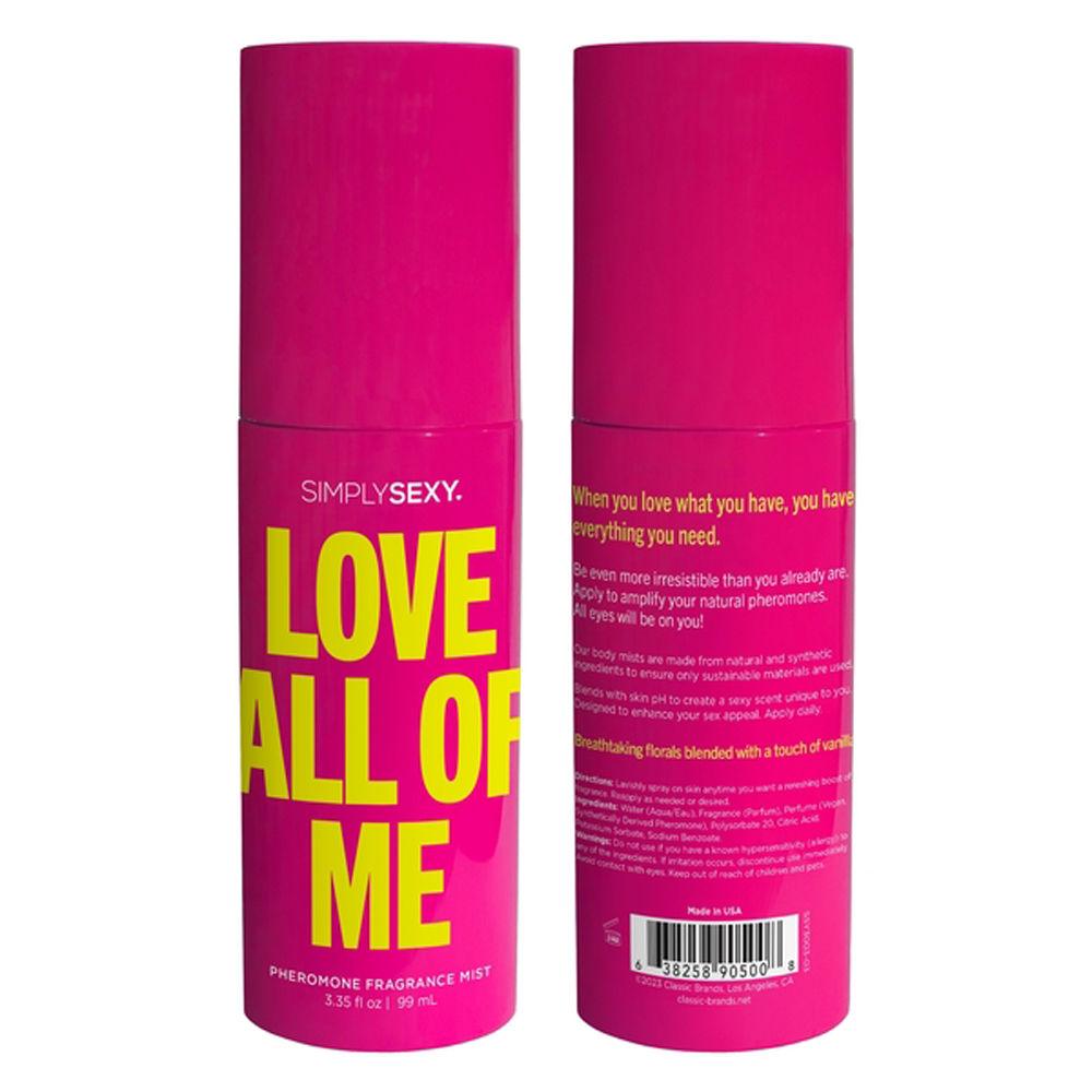 Love All of Me - Pheromone Fragrance Mists 3.35 Oz - Love It Wet