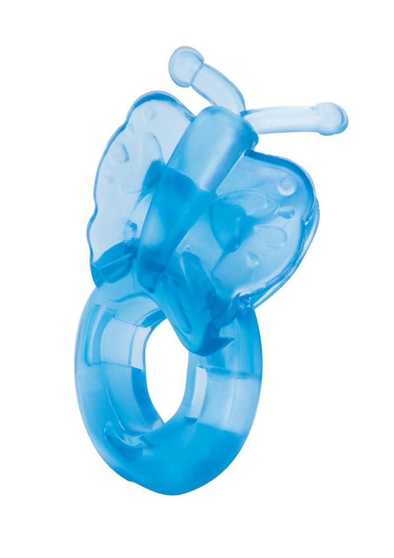 Bodywand Rechargeable Butterfly Ring - Blue - Love It Wet