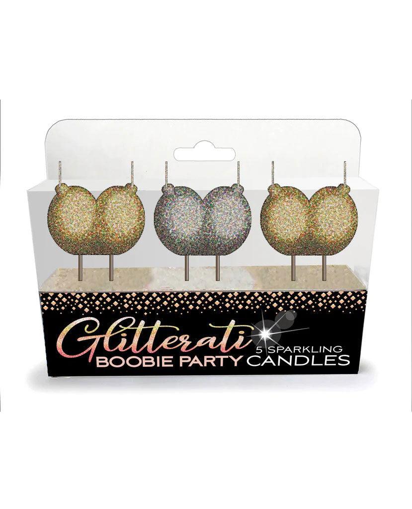 Glitterati Boobie Candle Set - Love It Wet