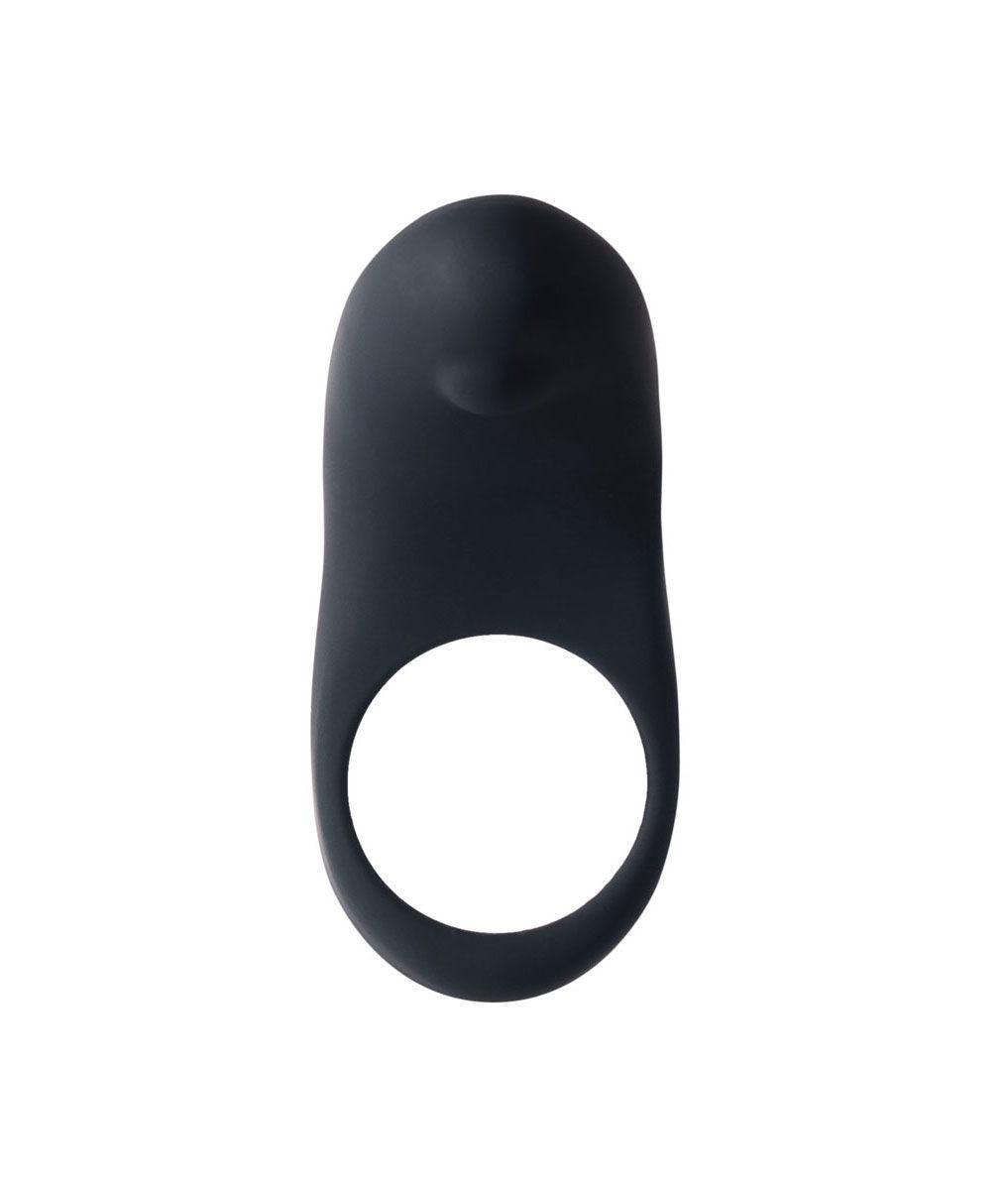 Rev Rechargeable Vibrating C-Ring - Black - Love It Wet