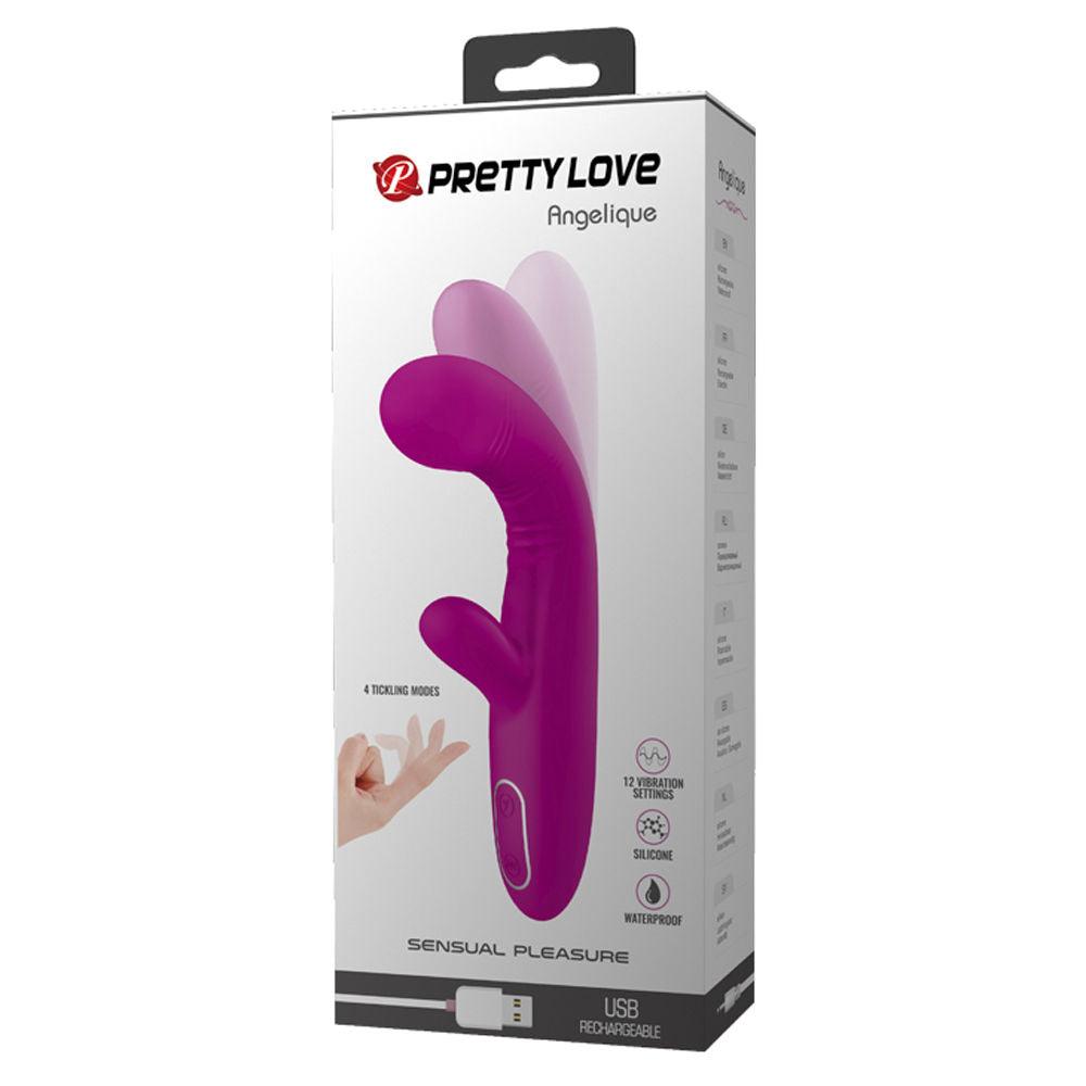 Pretty Love Angelique Come Hither - Fuchsia - Love It Wet