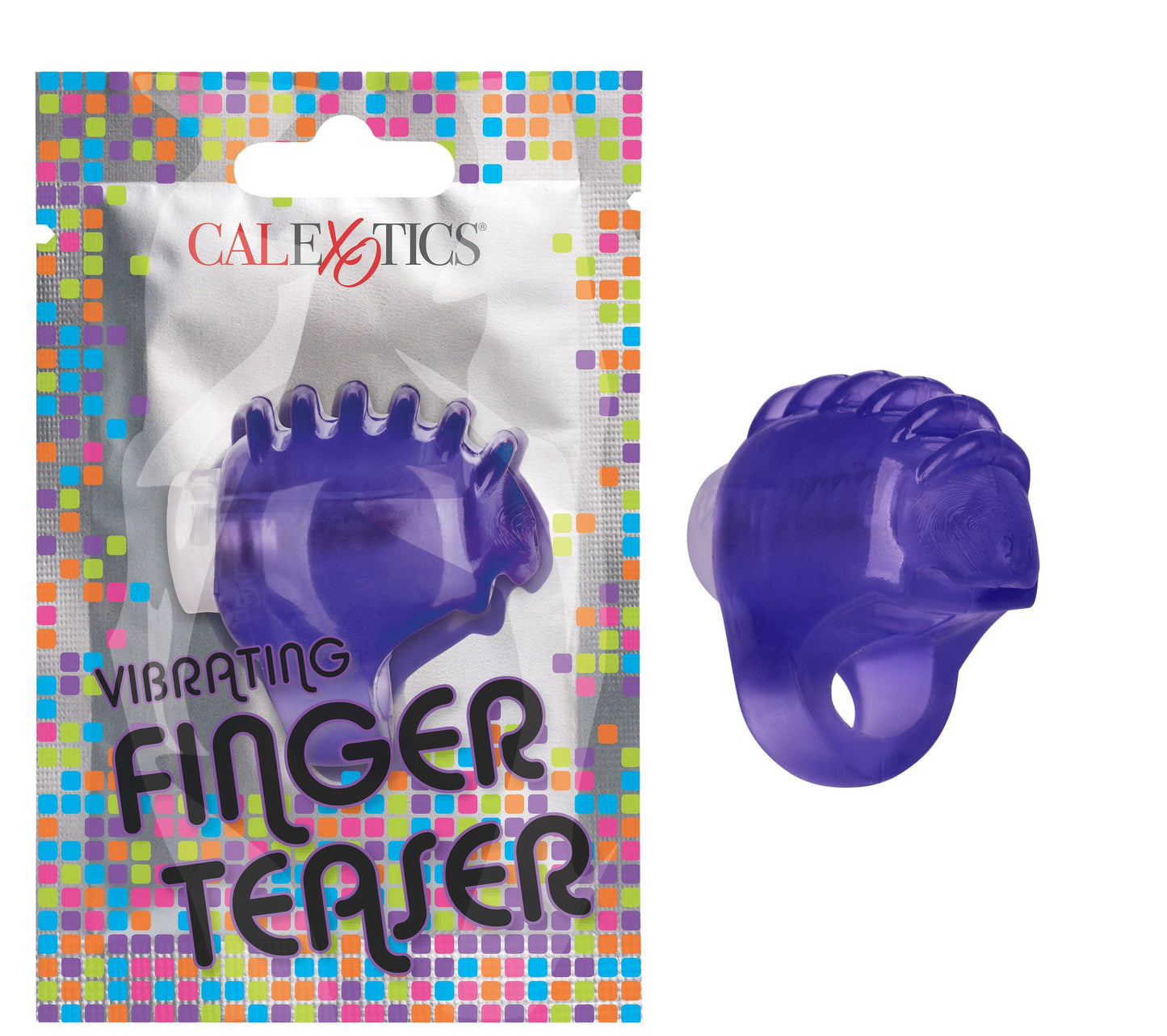 Foil Pack Vibrating Finger Teaser - Blue - Love It Wet