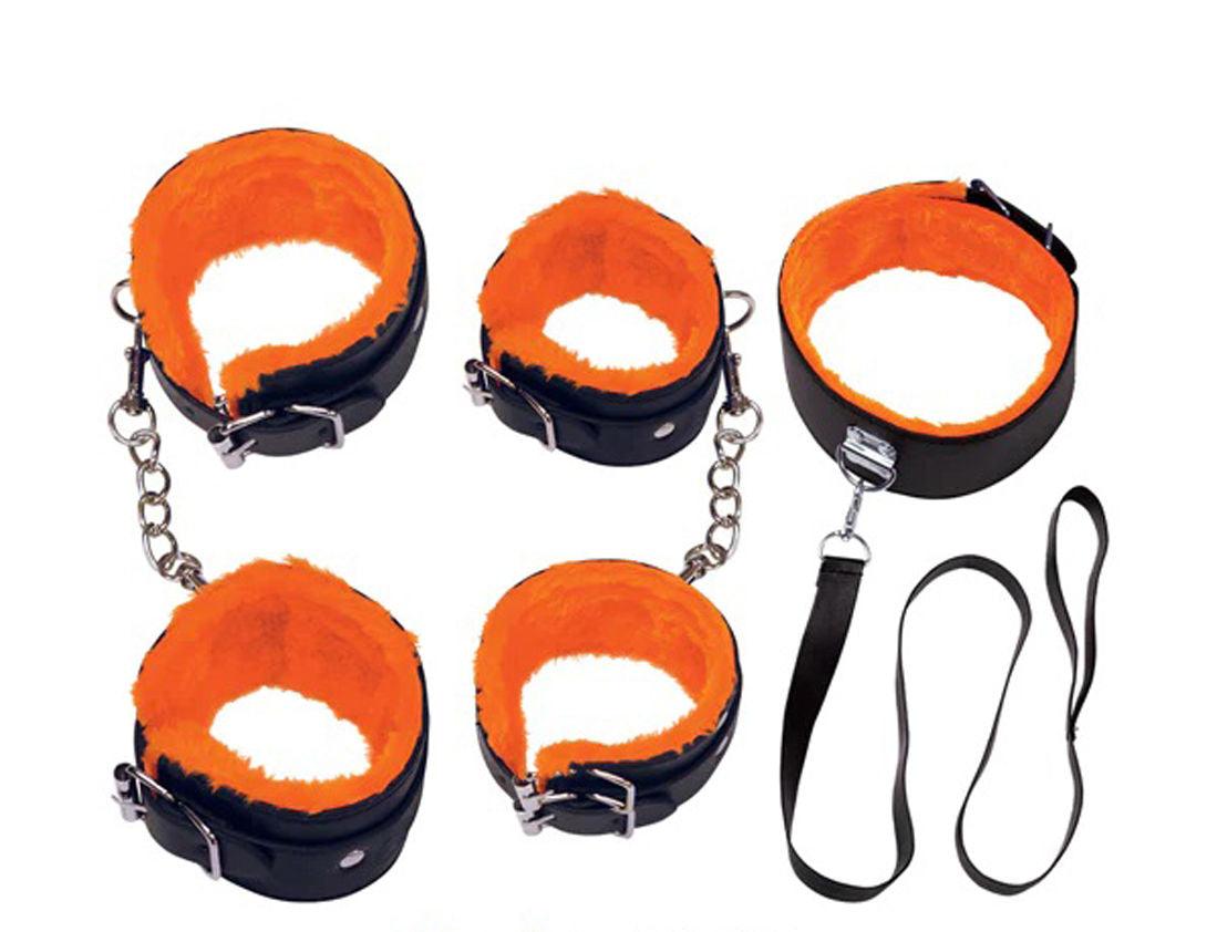 Orange Is the New Black Restrain Yourself Kit - Black/orange - Love It Wet