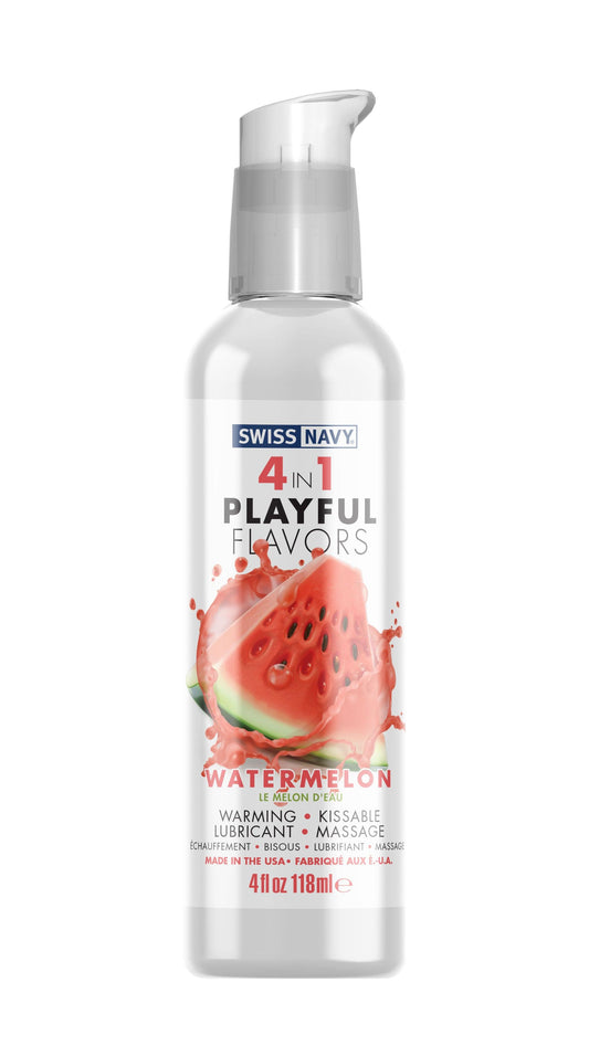 Swiss Navy 4-in-1 Playful Flavors - Cotton Candy 1 Oz - Love It Wet