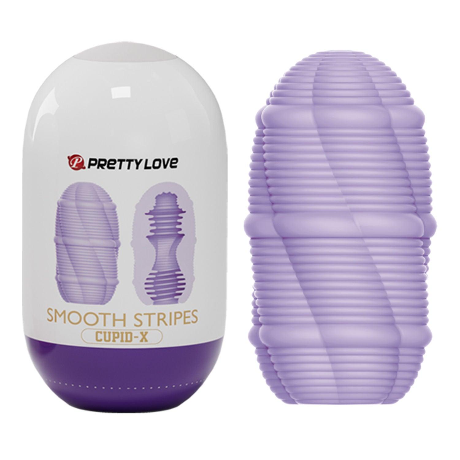 Pretty Love - Smooth Stripes Cupid-X - Purple - Love It Wet