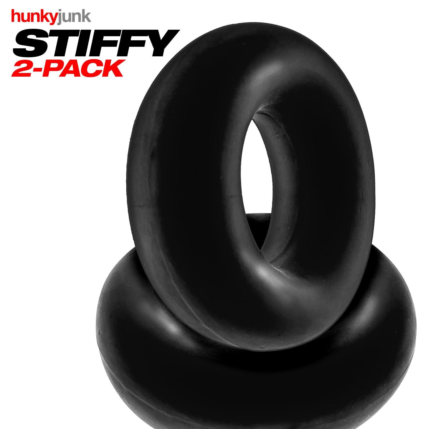 Stiffy 2 -Pack Bulge-Rings - Tar Ice - Love It Wet