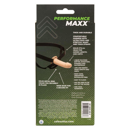 Performance Maxx Life-Like Extension With Harness - Brown - Love It Wet