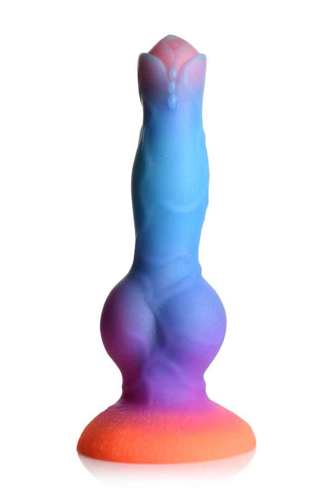 Space Cock Glow-in-the-Dark Silicone Alien Dildo - Love It Wet