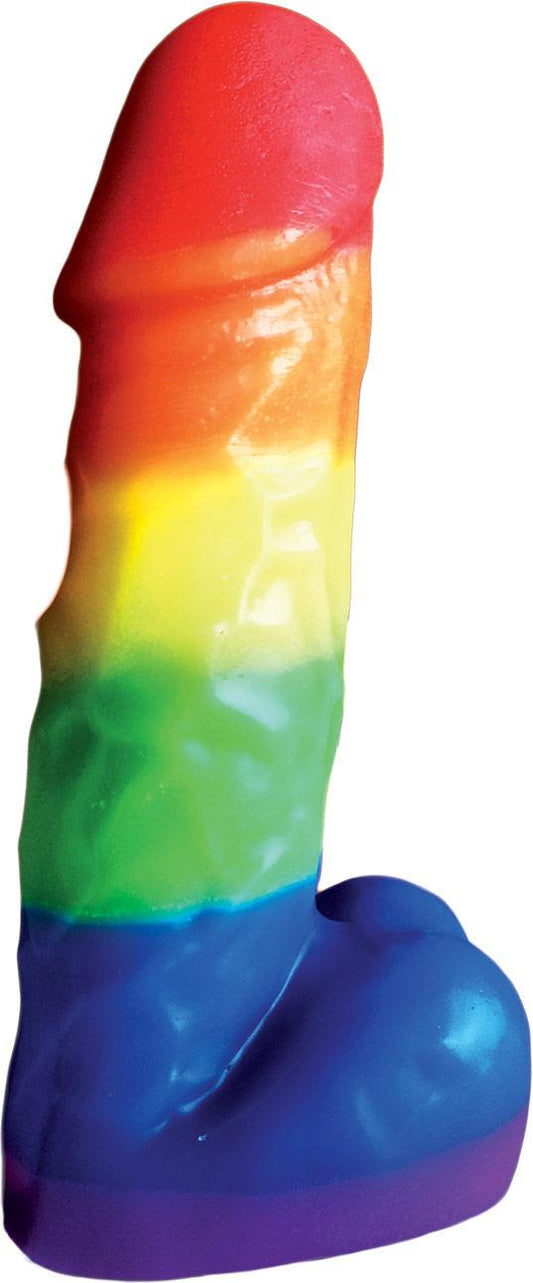 Rainbow Pecker Party Candle 7 Inches - Love It Wet