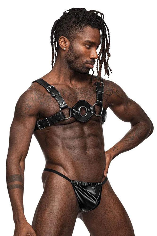 Libra Leather Harness - Black - Love It Wet