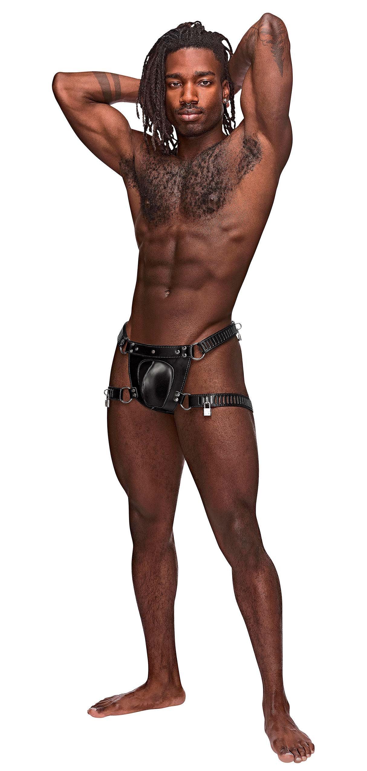 Scorpio Leather Short - One Size - Black - Love It Wet