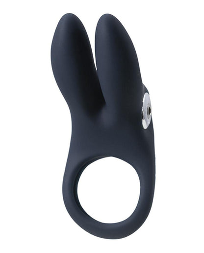 Sexy Bunny Rechargeable Ring - Black Pearl - Love It Wet