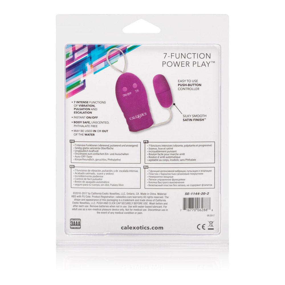 7-Function Power Play Bullet - Pink - Love It Wet