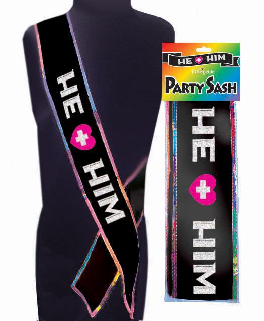 He Plus Him Sash - Love It Wet