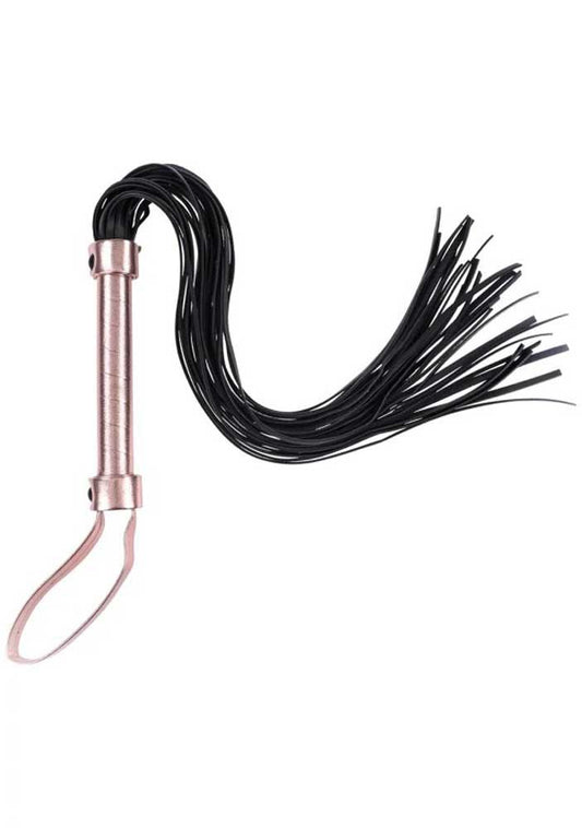 Brat Flogger - Black / Rose Gold - Love It Wet