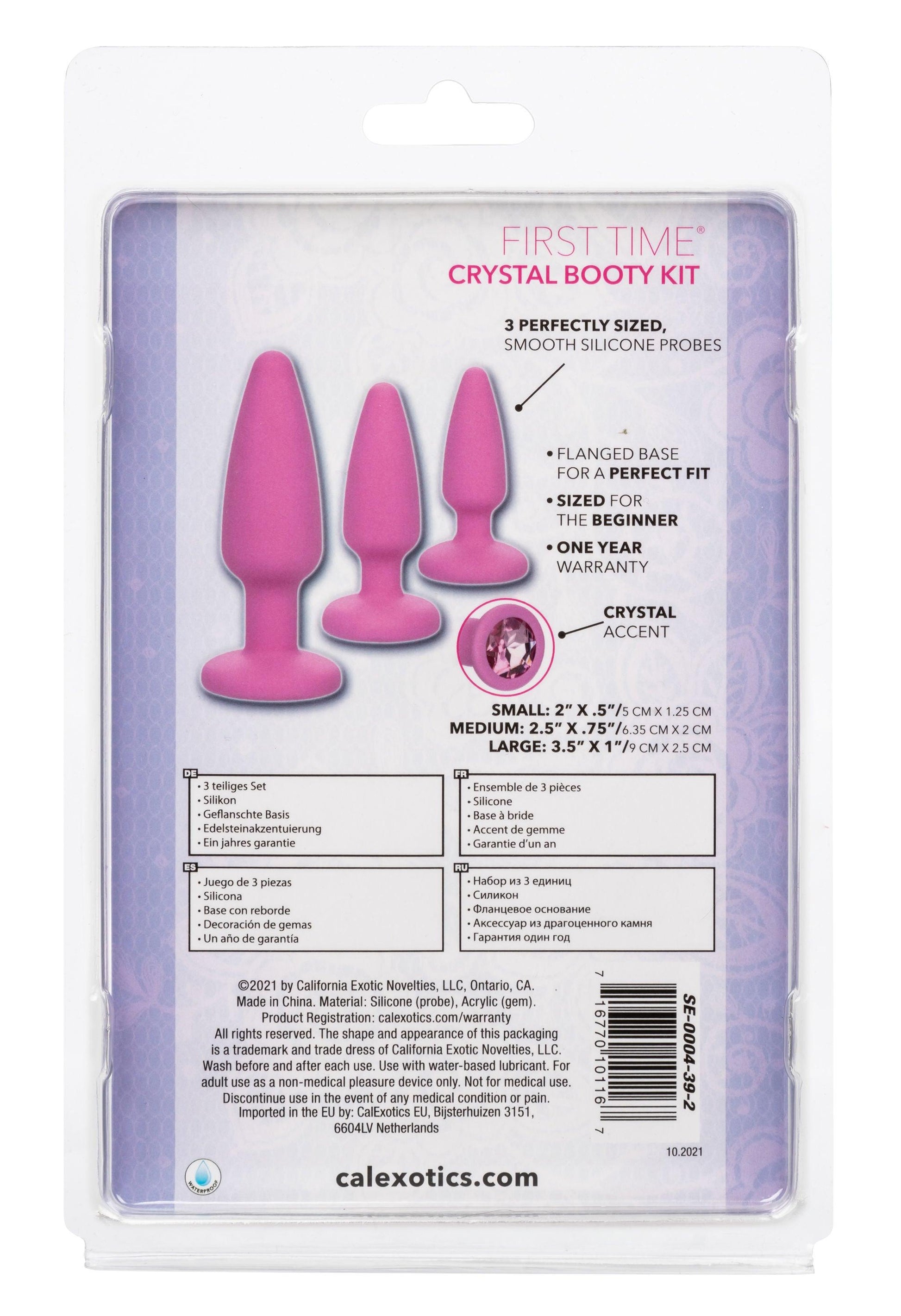 First Time Crystal Booty Kit - Pink - Love It Wet