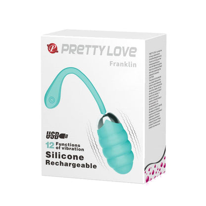 Pretty Love Franklin Rechargeable Vibrating Egg - Mint - Love It Wet