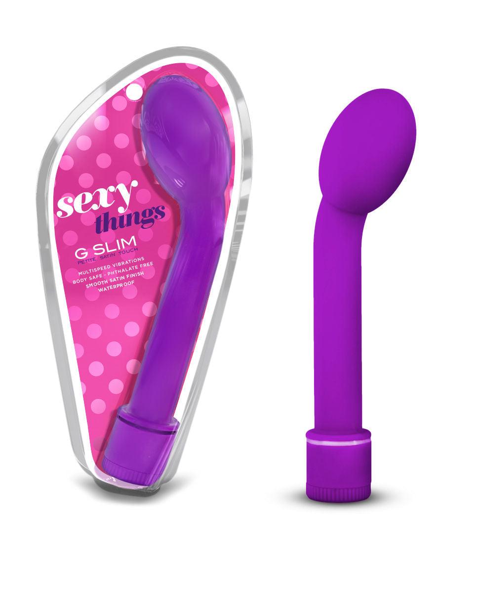 G Slim Petite Satin Touch - Purple - Love It Wet