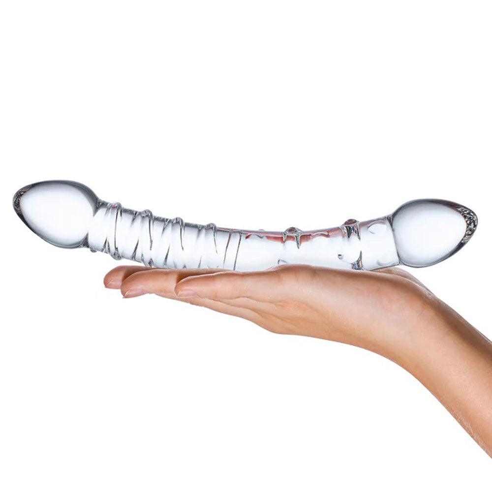 Double Trouble Glass Dildo - Love It Wet