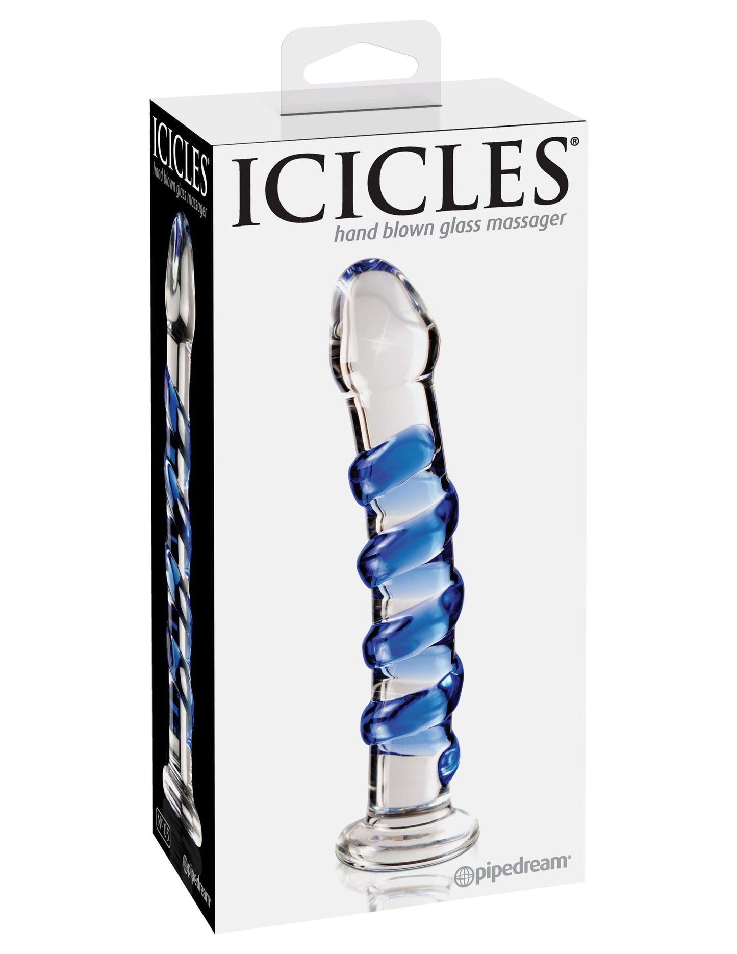 Icicles No. 5 - Clear / Blue - Love It Wet