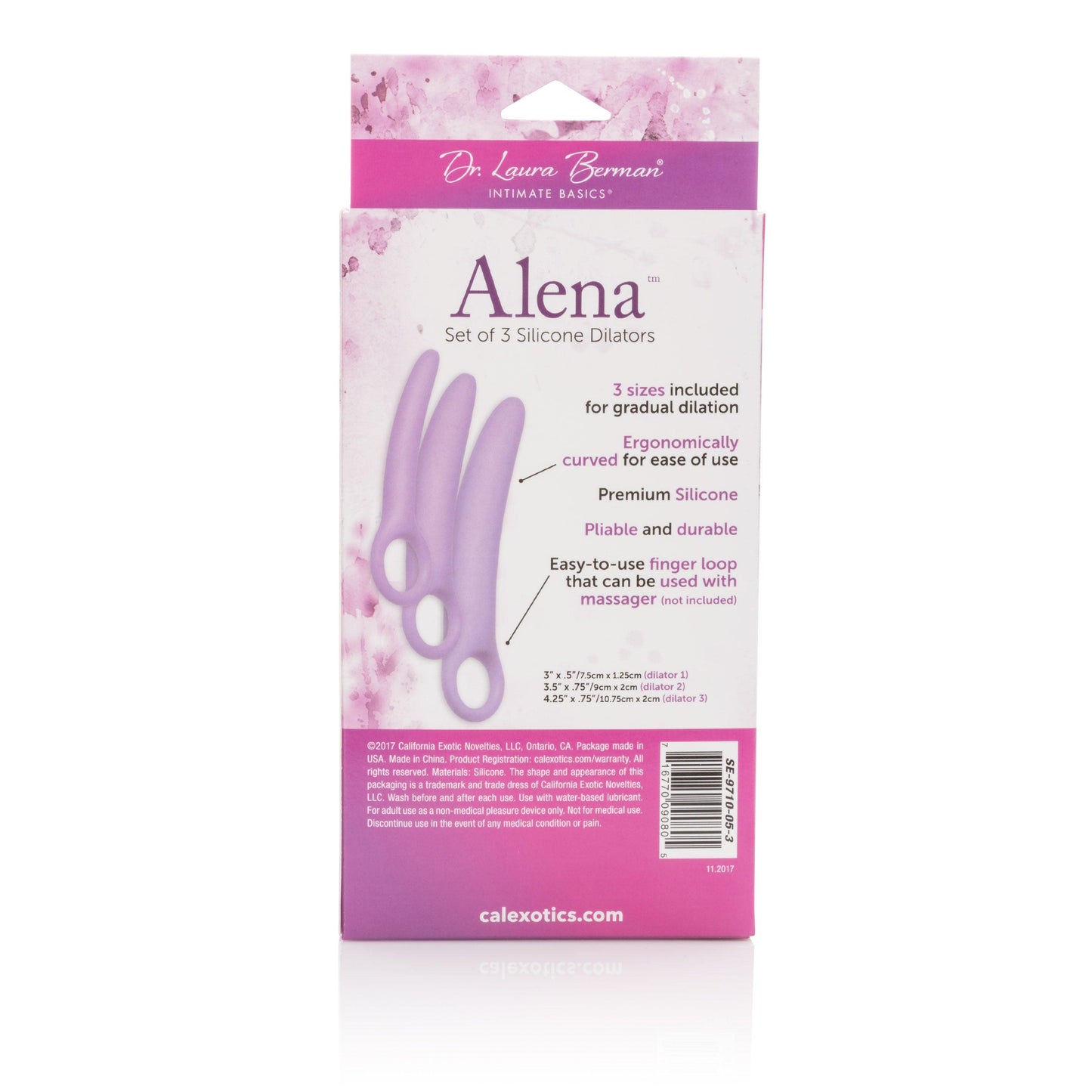 Dr. Laura Berman Alena Set of 3 Silicone Dilators - Love It Wet