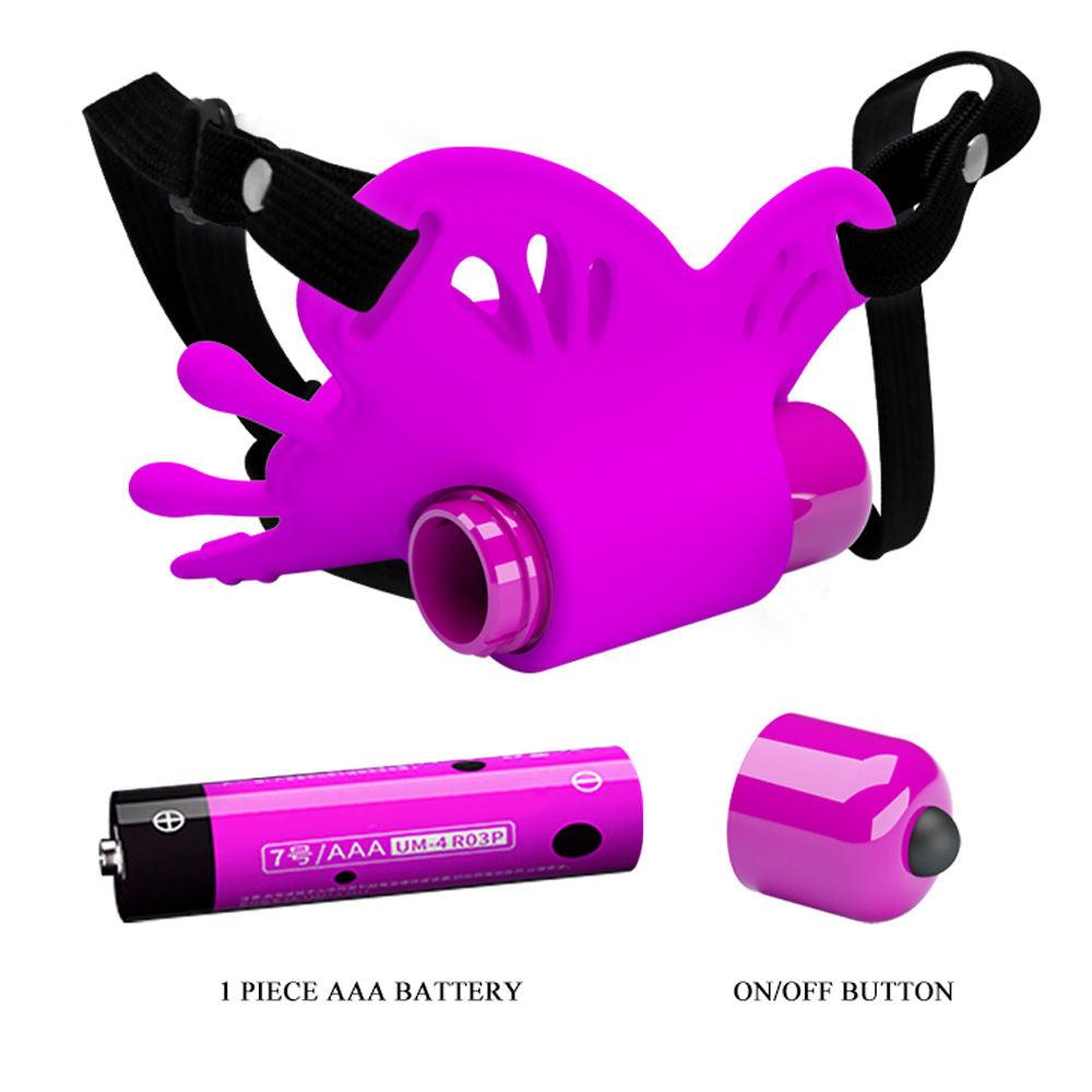 Pretty Love Sloane Battery Powered Clit Stim - Fuchsia - Love It Wet