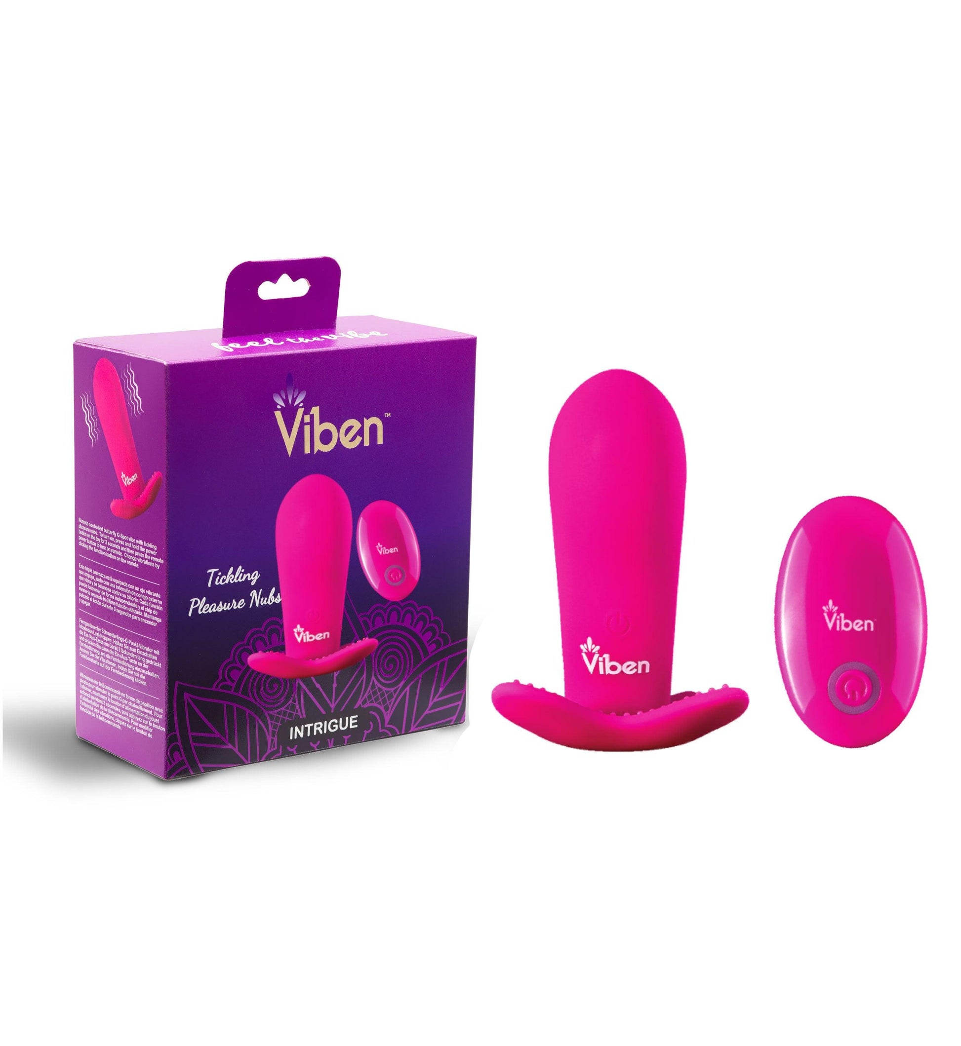 Intrigue - Hot Pink - Remote Control 10-Function Panty Vibe - Love It Wet