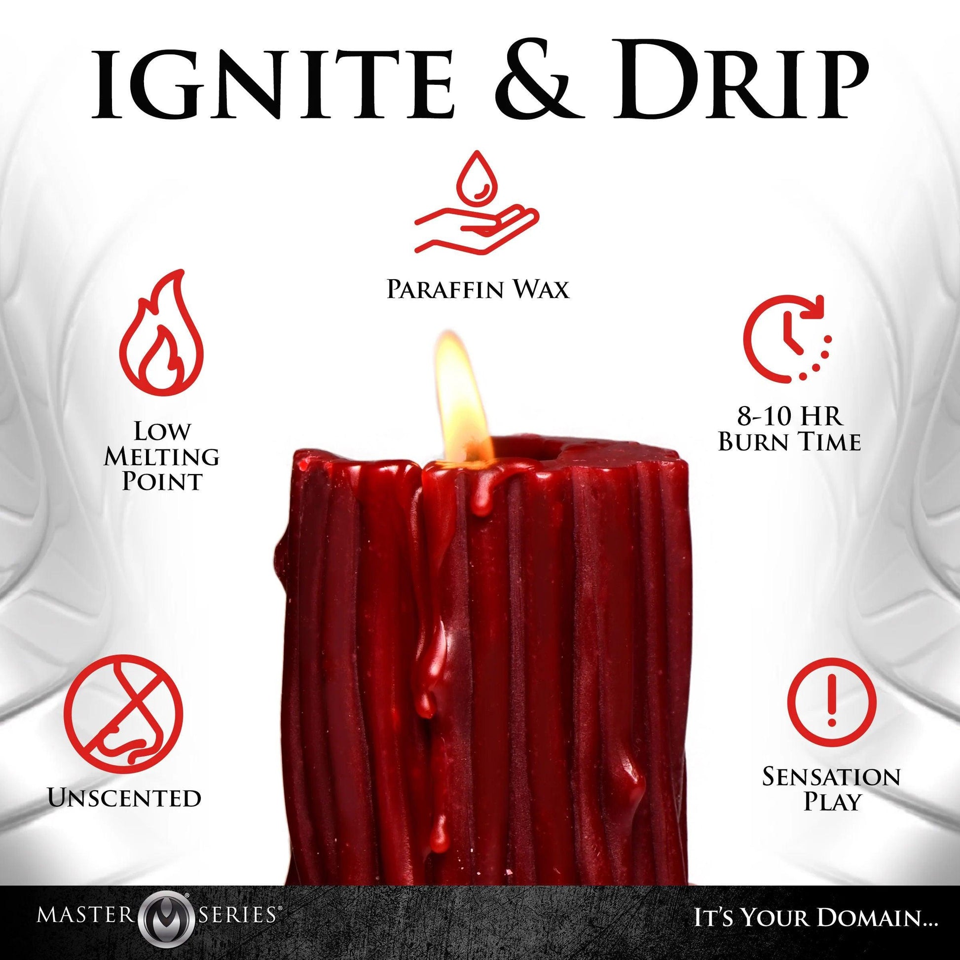 Thorn Drip Candle - Red - Love It Wet