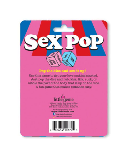 Sex Pop Popping Dice Game - Love It Wet