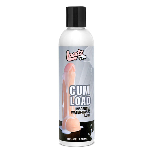 Loadz Cum Load Unscented Water-Based Lube 8 Fl. Oz - Love It Wet