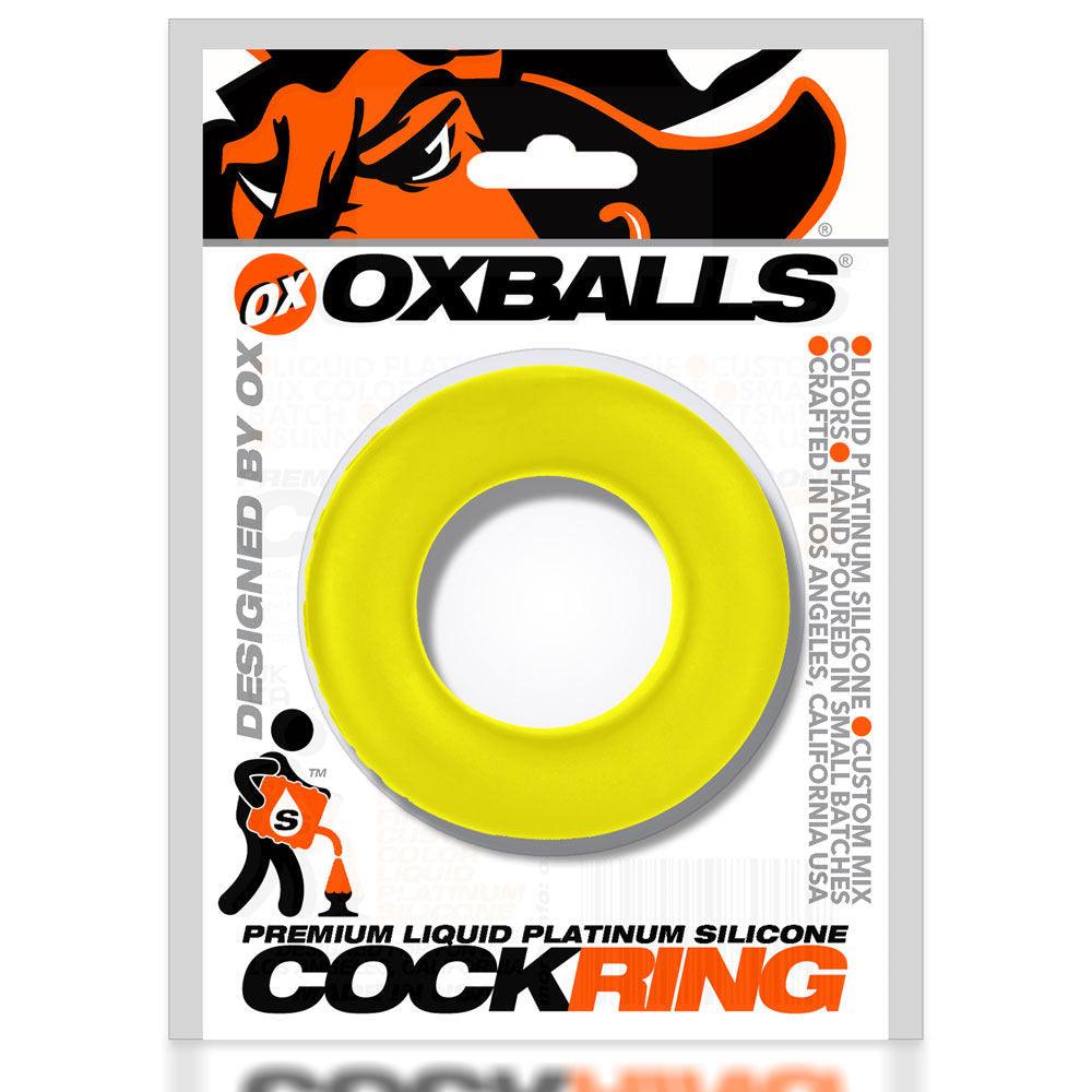 Cock T Comfort Cockring by Atomic Jock Silicone Smoosh - Blueballs - Love It Wet