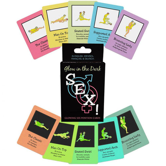 Glow-in-the-Dark Sex Cards - Love It Wet