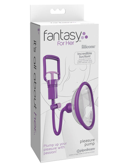 Fantasy for Her Manual Pleasure Pump - Purple - Love It Wet