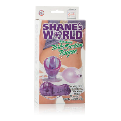 Shane's World Vibrating Turbo Suction Tongue - Purple - Love It Wet