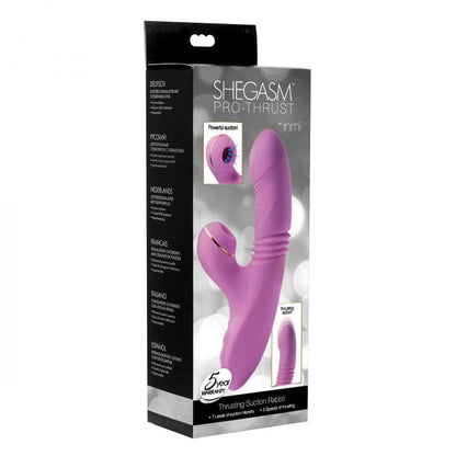 Shegasm Thrusting Suction Rabbit - Purple - Love It Wet