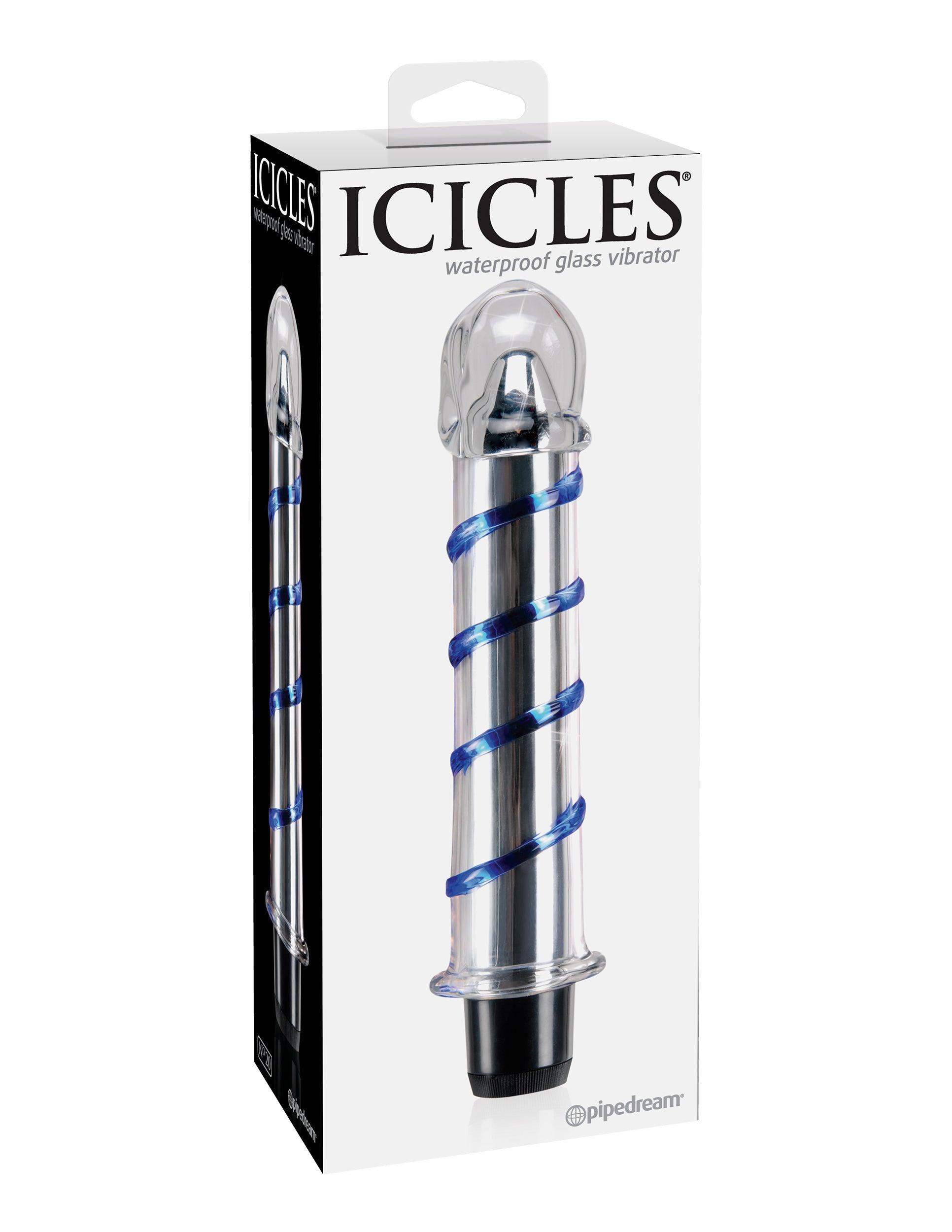 Icicles No. 20 - Clear / Blue - Love It Wet