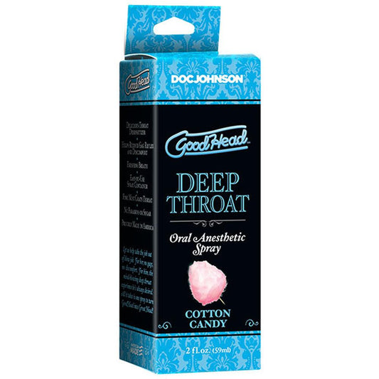 Goodhead - Deep Throat Spray - Cotton Candy - 2 Fl. Oz. - Love It Wet