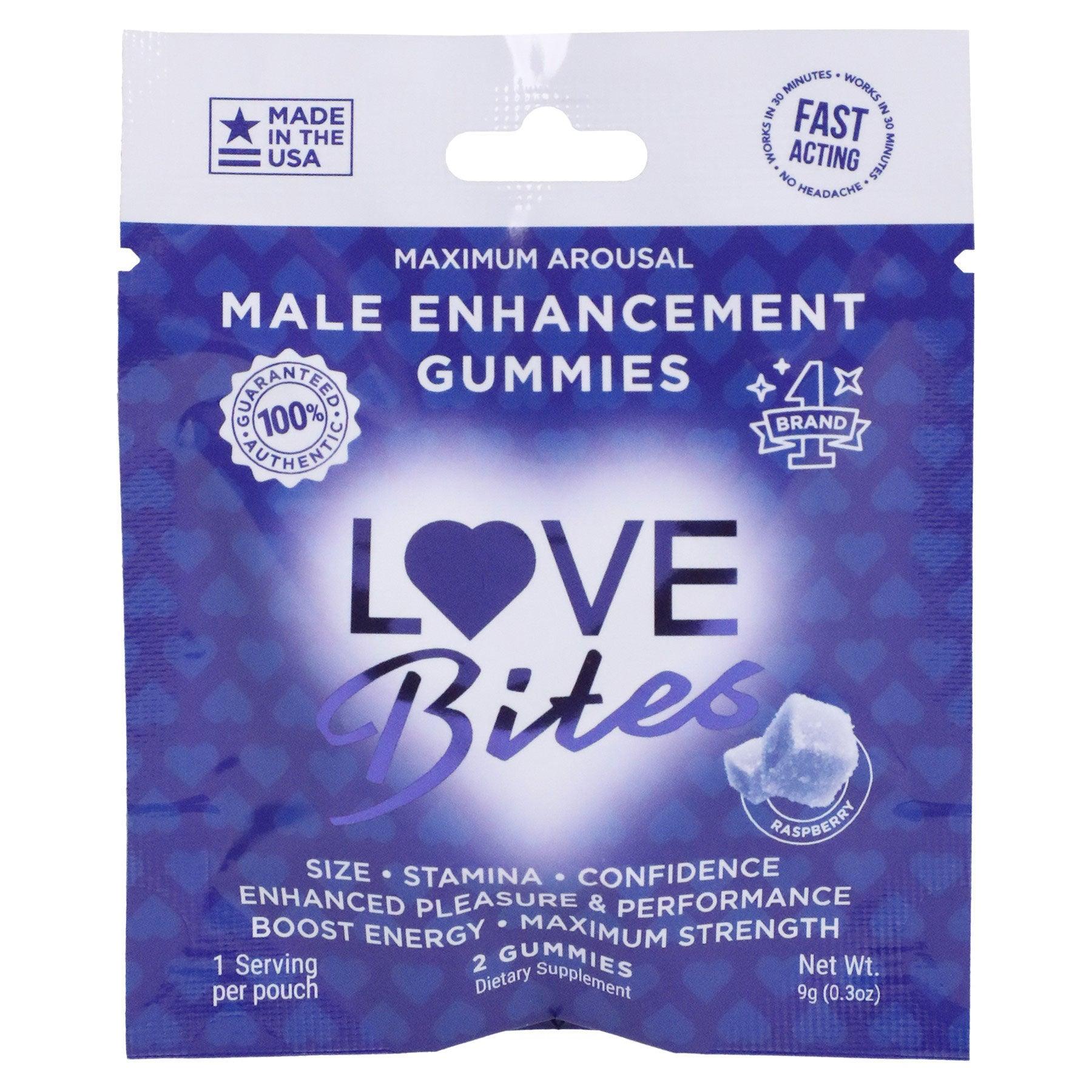 Love Bites - Male Enhancement Gummies - 12 Pack - Love It Wet