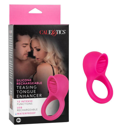 Silicone Rechargeable Teasing Tongue Enhancer - Love It Wet