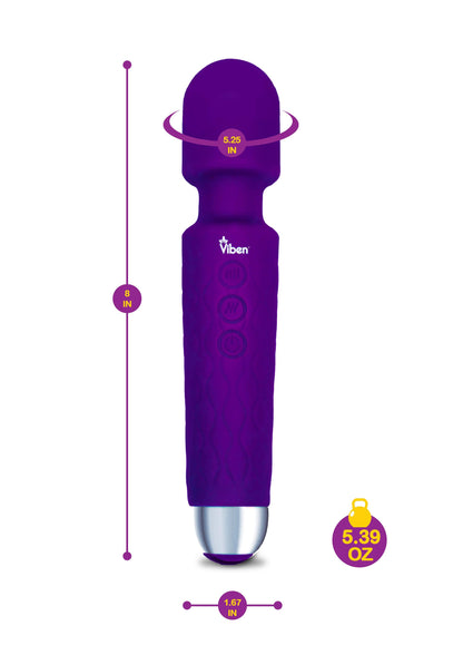 Tempest - Intense Wand Massager - Violet - Love It Wet