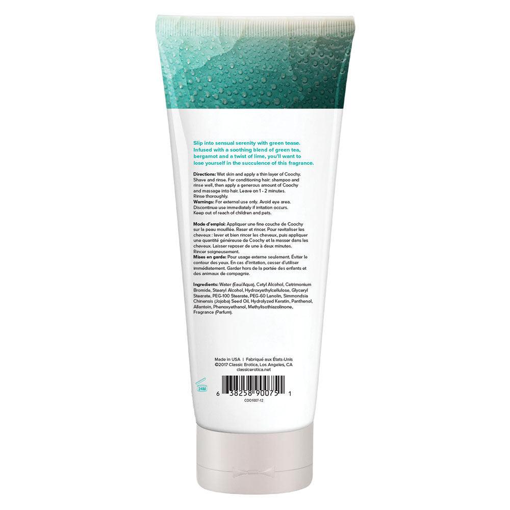 Coochy Shave Cream Green Tease 12.5 Fl Oz. - Love It Wet