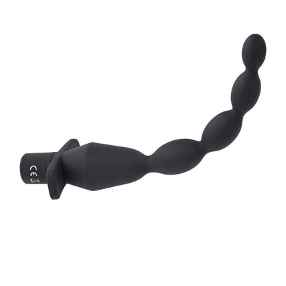 Vibrating Butt Beads - Black - Love It Wet