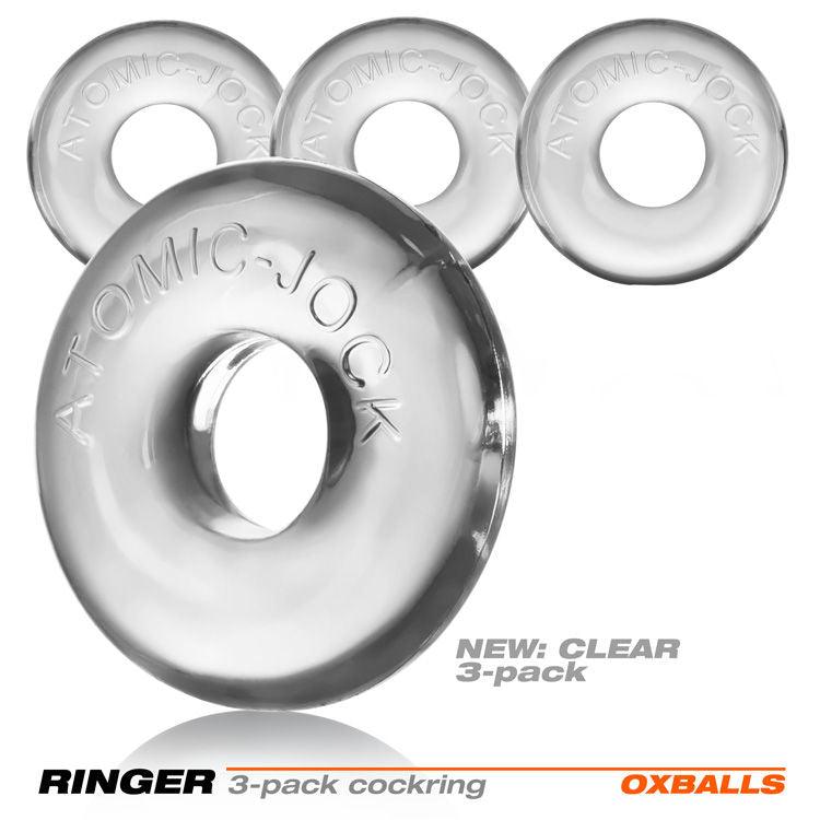 Ringer 3-Pack Do-Nut-1 - Clear - Love It Wet