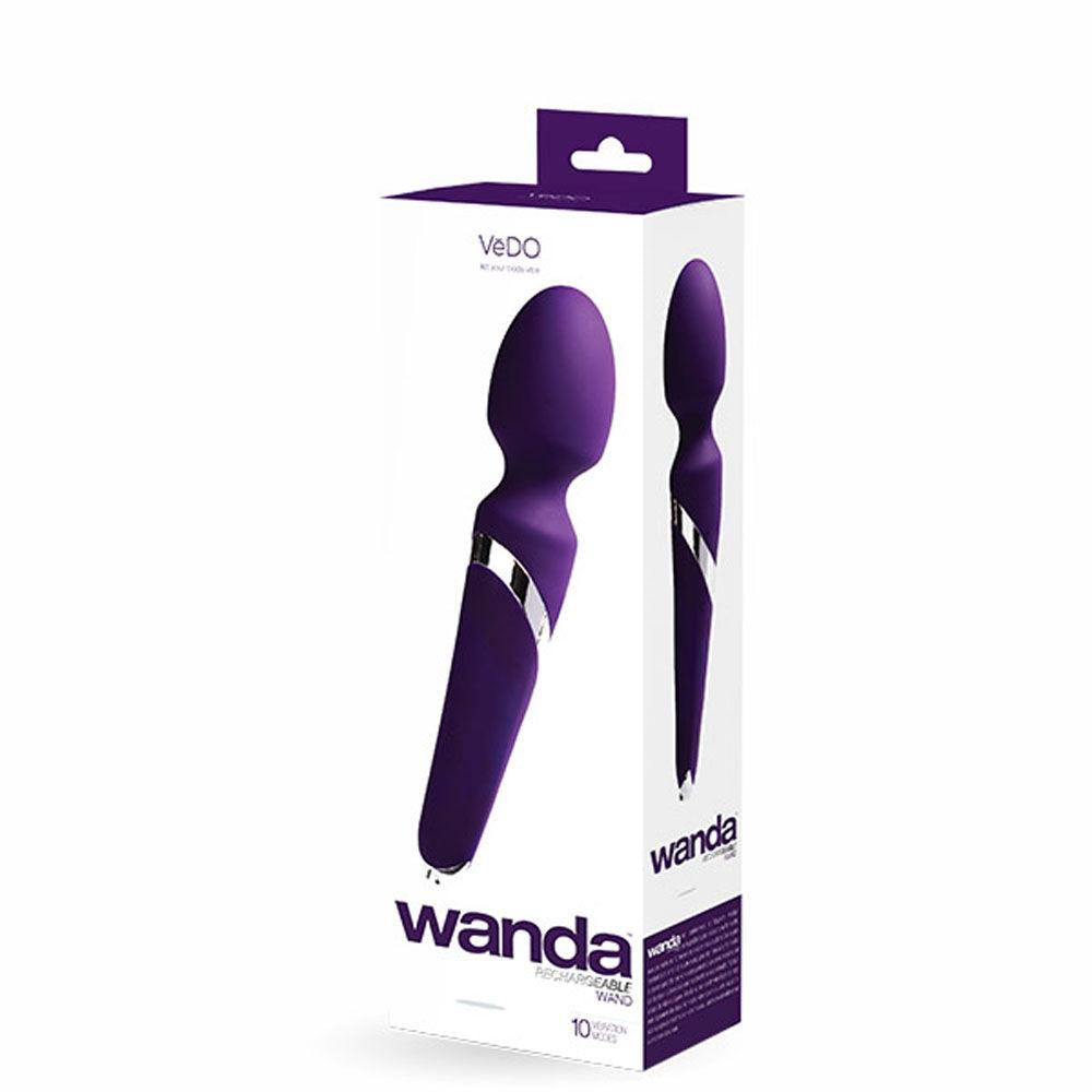 Wanda Rechargeable Wand - Just Black - Love It Wet