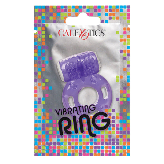 Foil Pack Vibrating Ring - Purple - Love It Wet