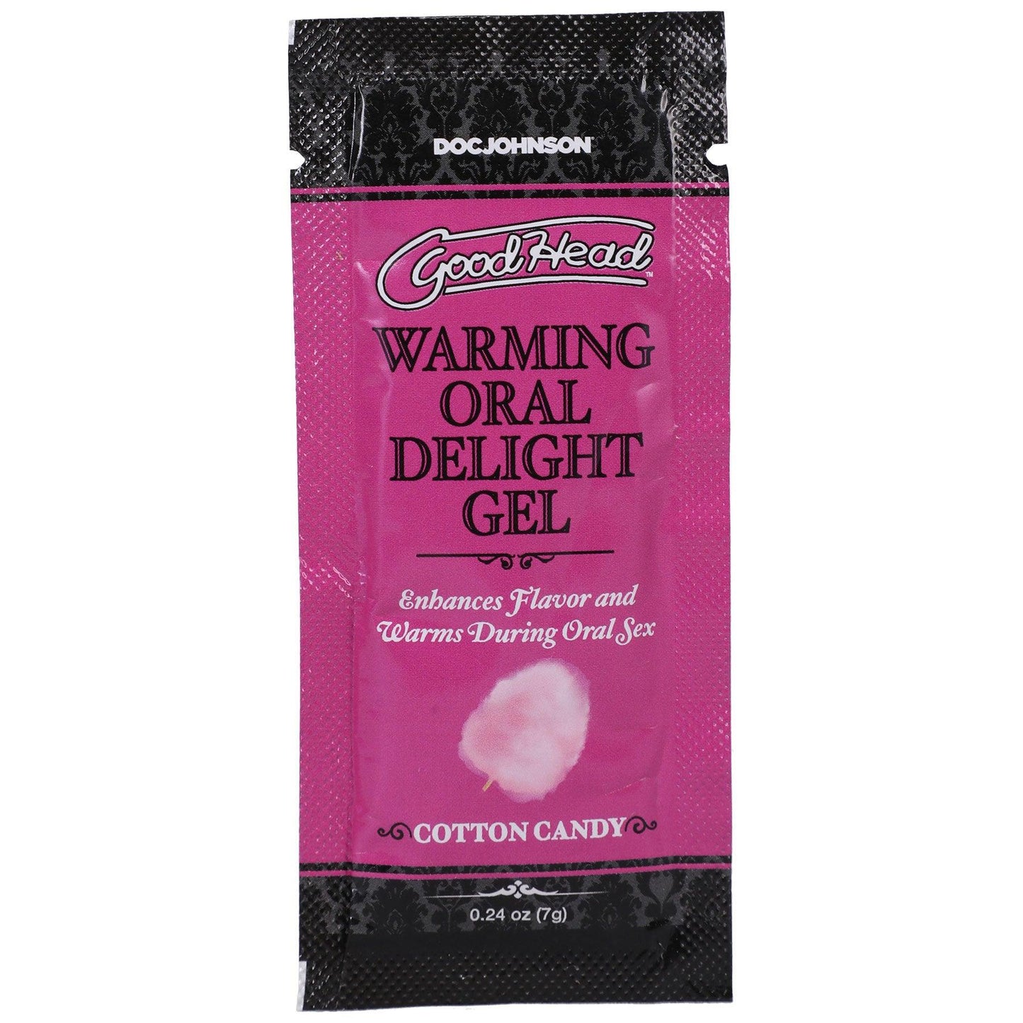 Goodhead - Warming Oral Delight Gel - Cotton Candy - 0.24 Oz - Love It Wet